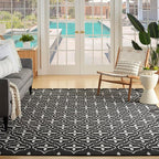 Nourison Home Nourison Essentials Black Ivory 8' x 10' Area Rug - Image 3
