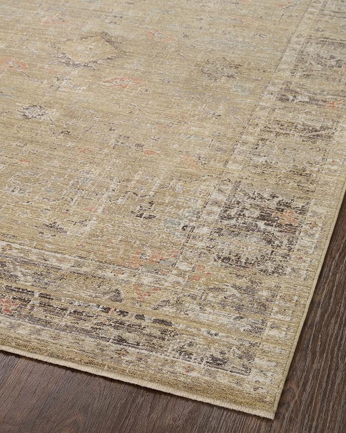 Loloi Magnolia Home by Joanna Gaines Millie Collection MIE-03 Gold/Charcoal - Image 8