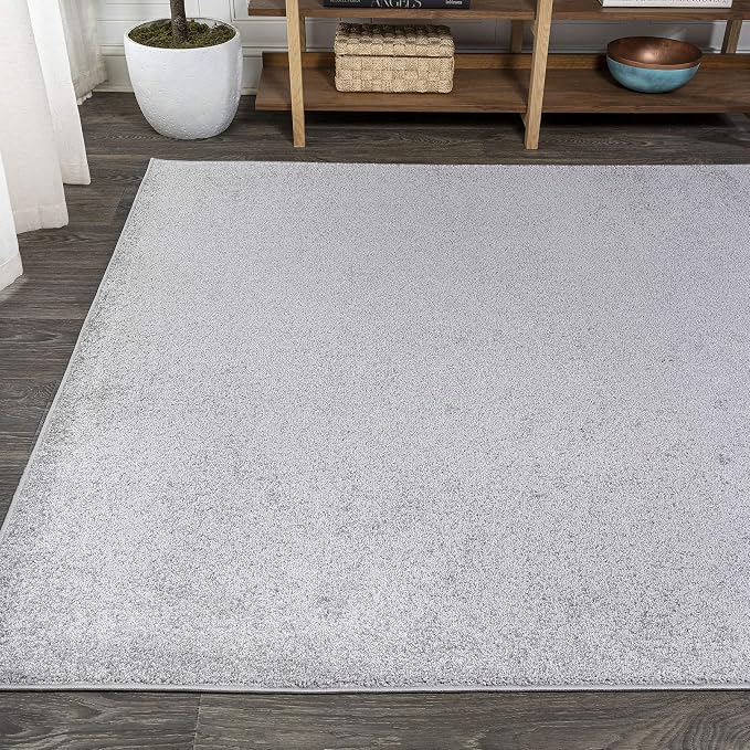 Eyely UES100K-4 Supersoft Haze Solid Low-Pile Indoor Area Rug - Image 4