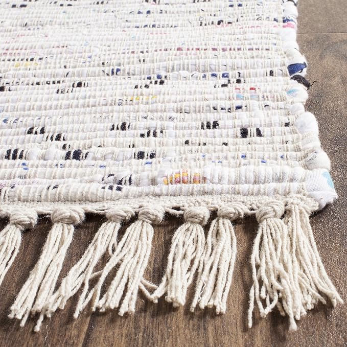 SAFAVIEH Rag Rug Collection Runner Rug - Image 3