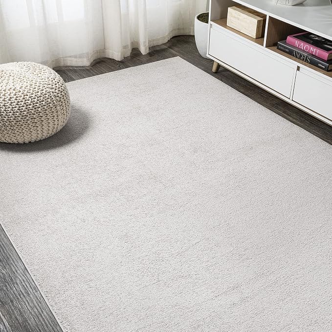 Eyely UES100D-4 Supersoft Haze Solid Low-Pile Indoor Area Rug - Image 5