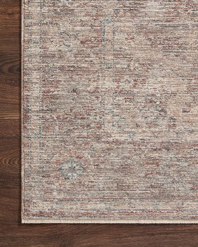 Loloi Magnolia Home by Joanna Gaines Millie Collection MIE-04 Brick/Fog 9'-6" x - Image 5