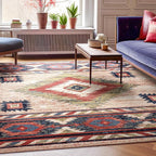 Well Woven Lizette Cream Traditional Medallion Area Rug 9x13 - Image 8