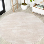 Eyely UES100D-5R Supersoft Haze Solid Low-Pile Indoor Area Rug by eyely