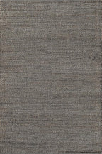 nuLOOM 6x9 Elfriede Jute & Cotton Hand Woven Area Rug, Solid Rustic Farmhouse - Image 3