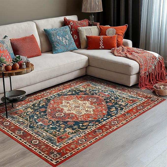 YJ.GWL Area Rugs for Living Room 3x5 Machine Washable Rugs for Bedroom - Image 3