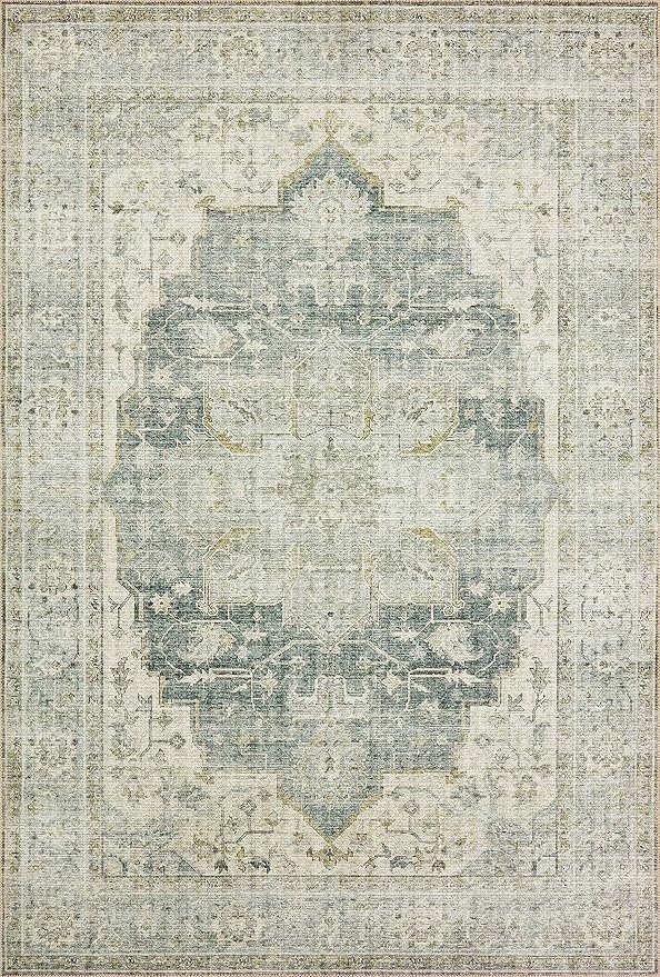 Loloi II Skye Collection SKY-12 Charcoal/Dove 7'-6" x 9'-6" Area Rug - Image 3