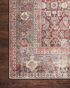 Loloi Layla Collection LAY-11 Cinnamon/Sage 3'-6" x 5'-6" .13" Thick Accent Rug - Image 6