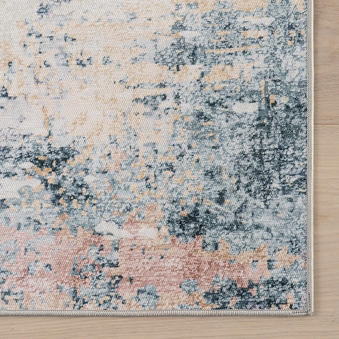 Dash & Albert Blaire Mineral Machine Washable Rug, 6 X 9 Feet - Image 9
