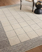 Loloi Chris Loves Julia Francis Collection FRA-02 Cream/Black 2'-3" x 3'-9" - Image 5
