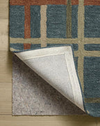 Loloi Magnolia Home by Joanna Gaines Waylon Collection WAY-01 Denim/Multi 3'-6" - Image 6