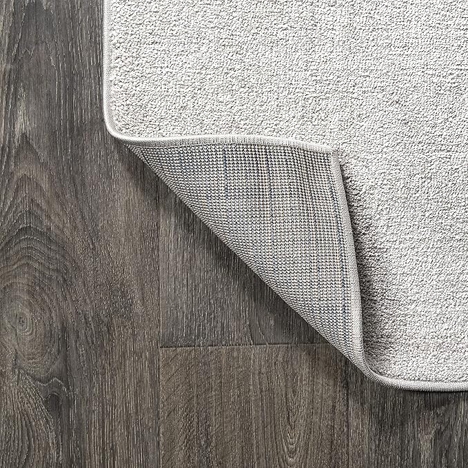 Eyely UES100D-216 Supersoft Haze Solid Low-Pile Indoor Runner Rug, Minimalist - Image 4
