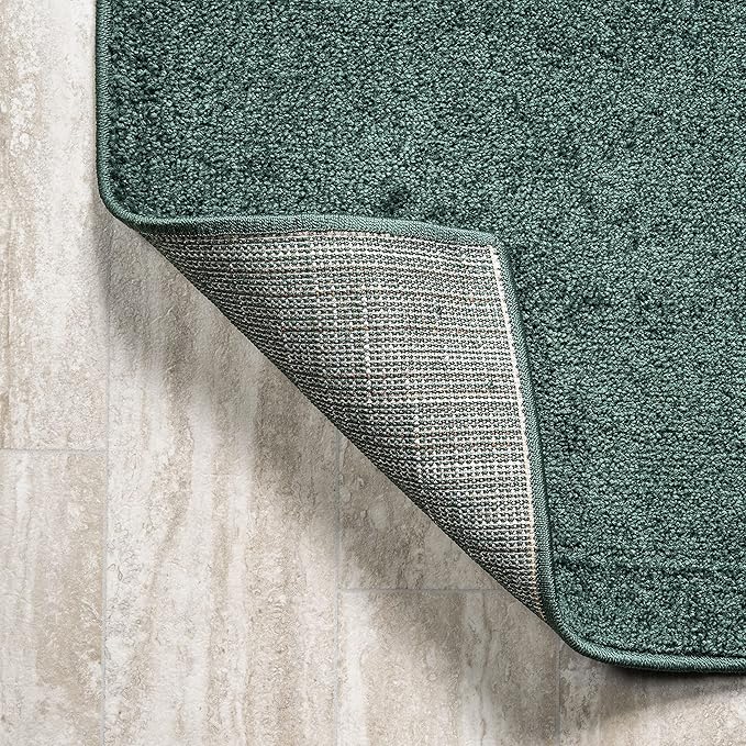 Eyely UES100L-6SQ Supersoft Haze Solid Low-Pile Indoor Area Rug, Minimalist - Image 4