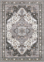 GENIMO 8x10 Area Rugs for Living Room, Machine Washable Non Slip Vintage Rugs - Image 8