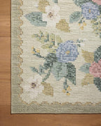 Loloi Rifle Paper Co. Rosa Collection RSA-02 Cream/Multi 7'-6" x 9'-6" Area Rug - Image 4