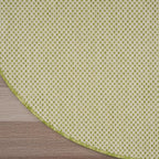 Nourison Home Courtyard Ivory Green 4' x Round Area Rug - Image 7