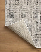 Loloi Kamala Collection KAM-01 Grey/Graphite 2'-7" x 12'-0" Runner Rug - Image 6