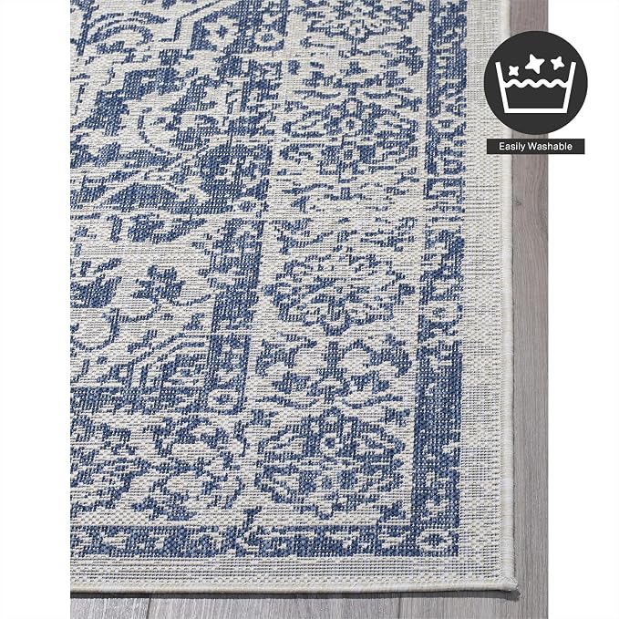 FH Home Flat Woven Outdoor Rug - Image 5