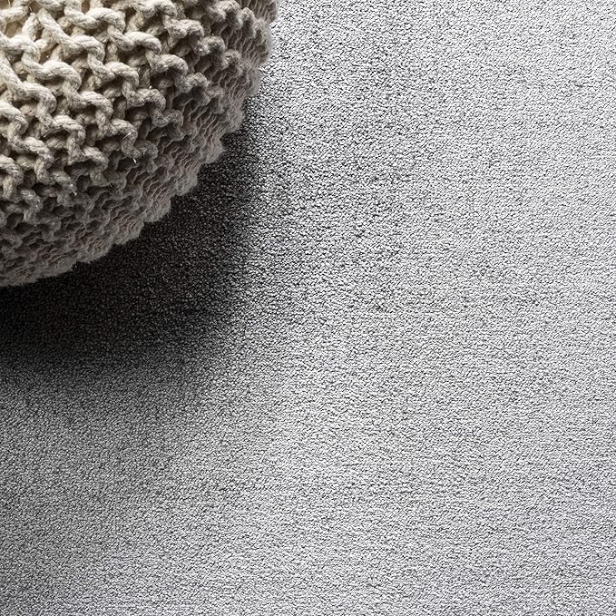 JONATHAN Y Haze Solid Low-Pile Light Gray Indoor Area Rug 10x14, Minimalist - Image 8