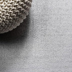 JONATHAN Y Haze Solid Low-Pile Light Gray 4x6 Oval Indoor Area Rug, Minimalist - Image 3