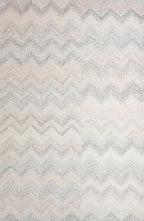 Modern Herringbone Chevron Collection Handcrafted Wool Area Rug by RestorationandRenovation