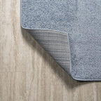 Eyely UES100F-6R Supersoft Haze Solid Low-Pile Indoor Area Rug, Minimalist - Image 5
