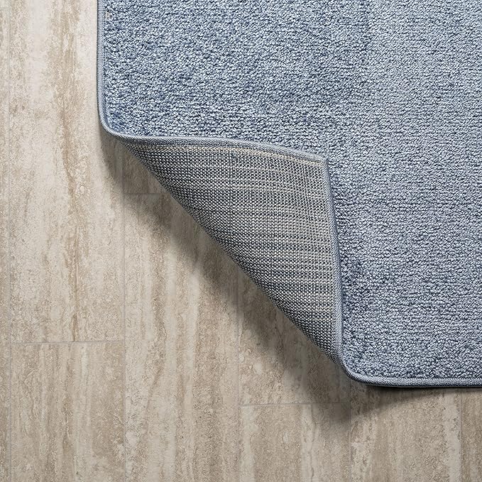 Eyely UES100F-6R Supersoft Haze Solid Low-Pile Indoor Area Rug, Minimalist - Image 5