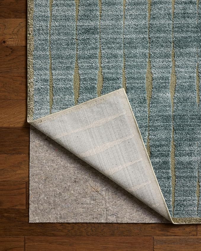 Loloi Chris Loves Julia Calvin Collection CLV-02 Ocean/Olive 2'-7" x 10'-0" - Image 7