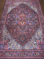 Fame Rugs Turkish Rug. Washable Vintage Oriental Antique Inspired Traditional - Image 8