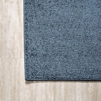 JONATHAN Y Haze Solid Low-Pile Navy Indoor Area Rug 6x9, Minimalist, - Image 8