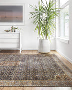 Loloi Layla Collection LAY-09 Cobalt Blue/Spice 2'-6" x 12'-0" .13" Thick - Image 9