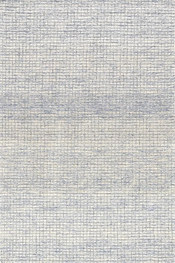 Rugs USA Melrose Light Blue/Ivory, Wool & Cotton, Soft and Cozy, High Traffic - Image 3