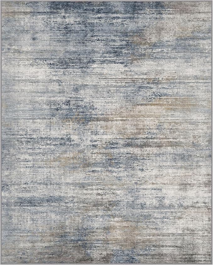GENIMO Washable Area Rugs for Living Room, 8x10 Modern Non Slip Rugs, Low Pile - Image 3