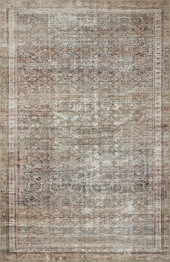 Loloi Chris Loves Julia Jules Collection JUL-09 Ink/Terracotta 8'-6'' x 11'-6'' - Image 4