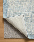 Loloi Magnolia Home by Joanna Gaines Henley Collection HNY-01 Ivory/Blue 2'-6" - Image 6