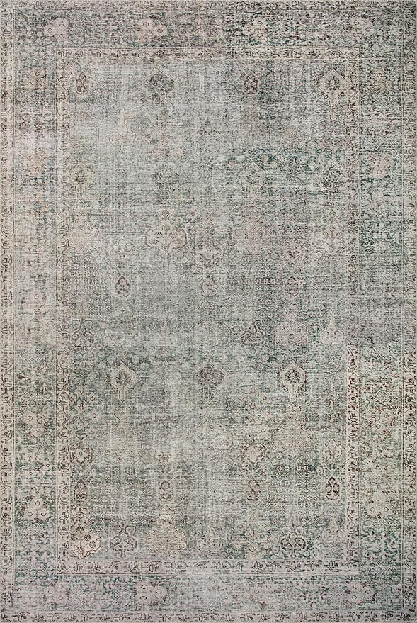 Loloi Chris Loves Julia Jules Collection JUL-08 Emerald/Antique Ivory 2'-6'' x - Image 6