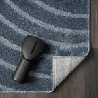 LUXE WEAVERS Modern Geometric Wave Blue 4x6 Area Rug - Image 10