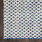 Nourison Home Courtyard Ivory Blue 9' x 12' Area Rug - Image 7