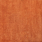 Eyely UES100M-6SQ Haze Solid Low-Pile Orange 6' Square Area Rug, Pet Friendly - Image 2
