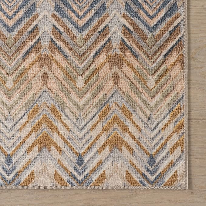 Dash & Albert Seneca Natural Machine Washable Rug, 8.5 X 11.5 Feet, Tan - Image 7
