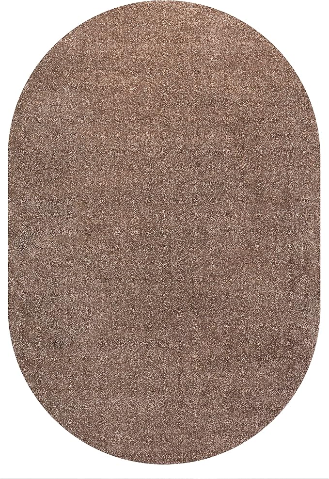 Eyely UES100J-3OV Supersoft Haze Solid Low-Pile Indoor Area Rug - Image 3
