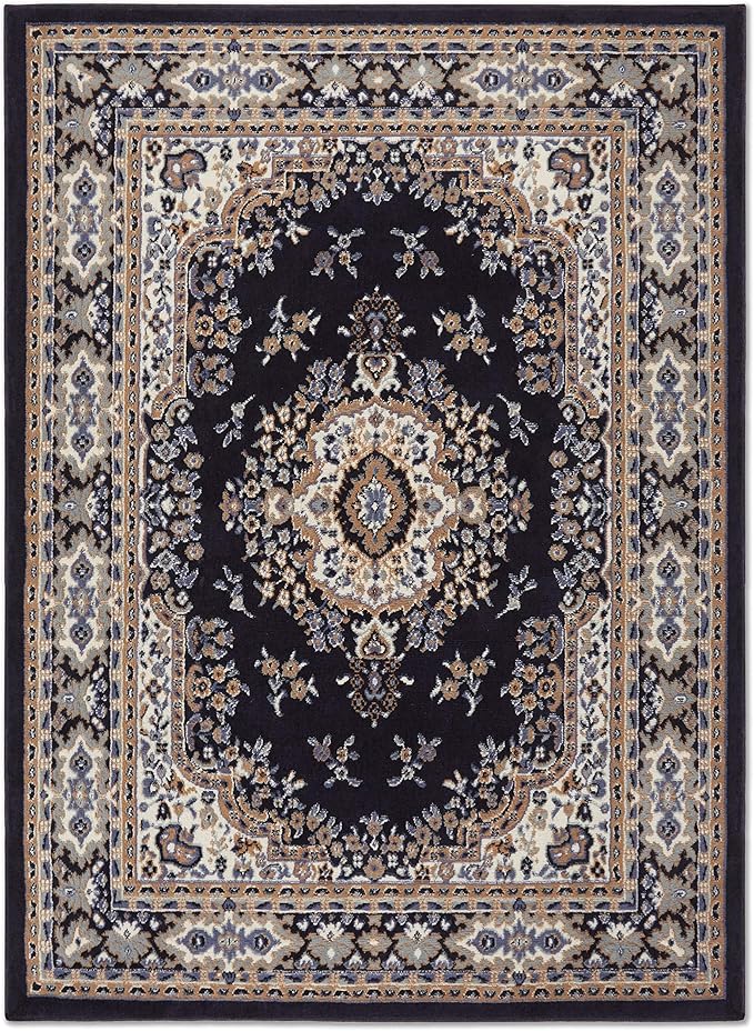 Home Dynamix Premium Sakarya Traditional Medallion Border Area Rug - Image 3