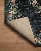 Loloi Rifle Paper Co. Laurel Collection LAU-01 Dark Navy 2'-8" x 4' Accent Rug - Image 7