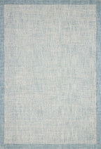 Loloi Magnolia Home by Joanna Gaines Henley Collection HNY-01 Ivory/Blue 7'-9" - Image 2