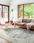 Loloi II Skye Collection SKY-12 Charcoal/Dove 3'-6" x 5'-6" Accent Rug by Loloi