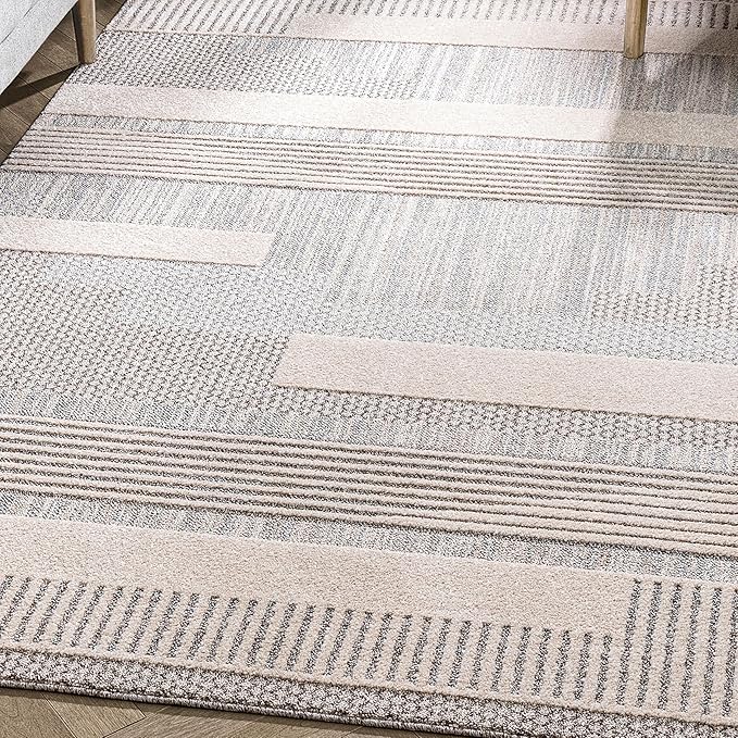 Well Woven Brer Beige Abstract Geometric Tribal Area Rug 3x5 by WellWovenRugs
