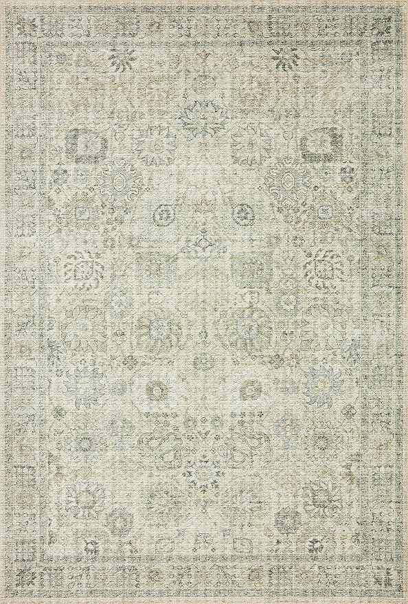 Loloi Skye Collection 2'-3" x 3'-9" Accent Rug in Natural / Sage - Image 3