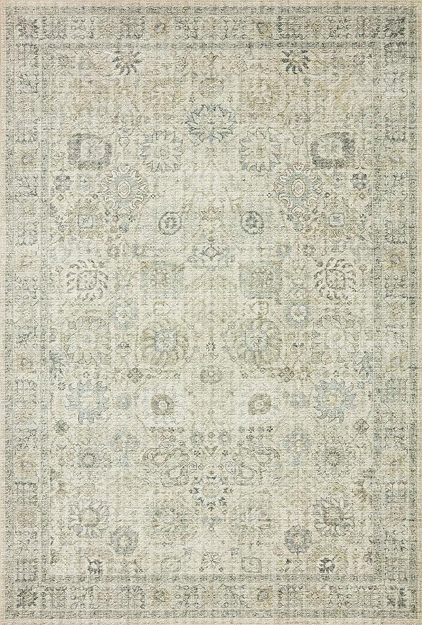 Loloi Skye Collection SKY-14 Natural/Sage 2'-0" x 5'-0" Accent Rug - Image 2