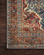 Loloi Layla Collection LAY-09 Cobalt Blue/Spice 2'-6" x 12'-0" .13" Thick - Image 5