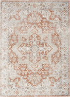 Nourison Home Astra Machine Washable Gold Multicolor 6'7" x 9' Area Rug - Image 4